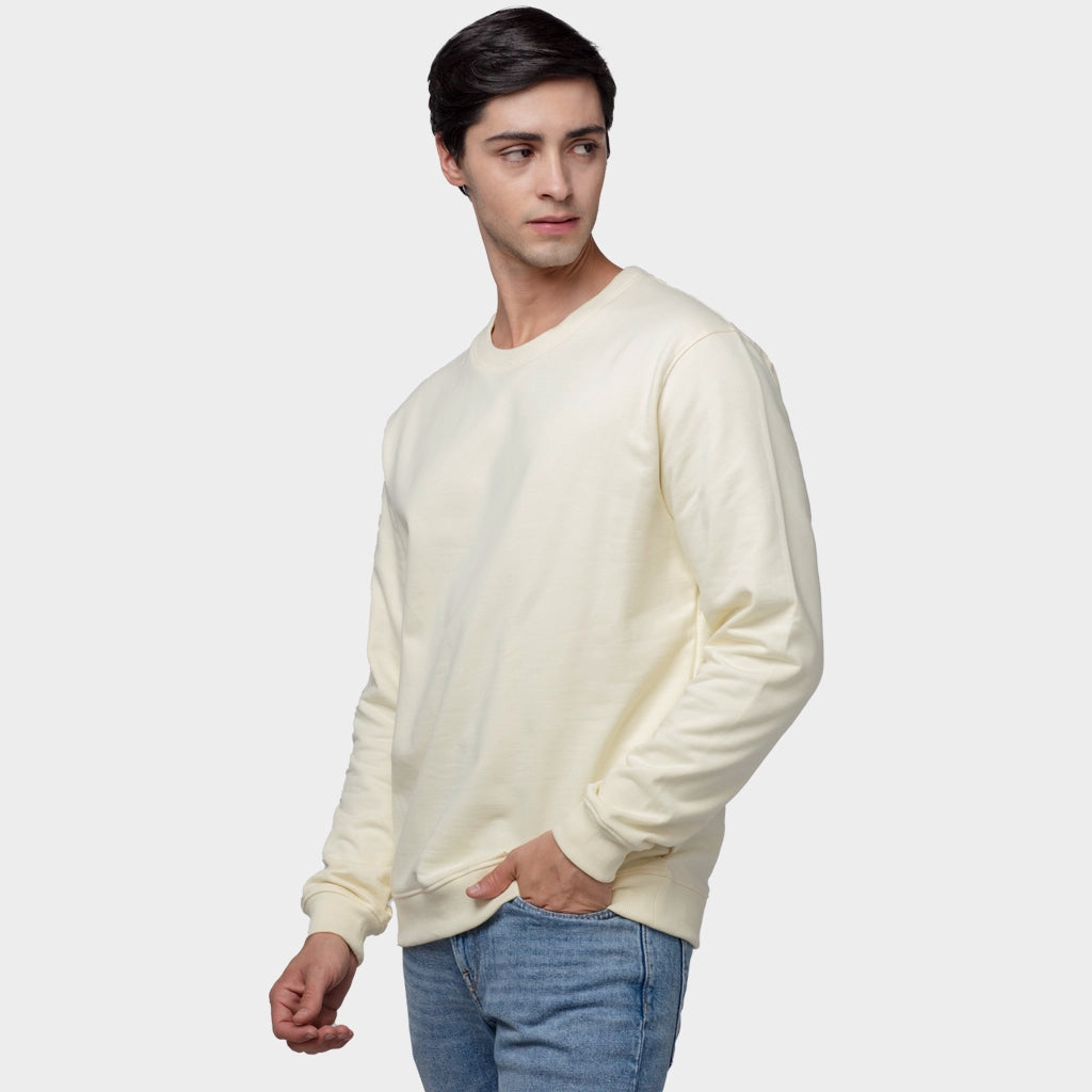 Men's Cotton Sweatshirt - Off White