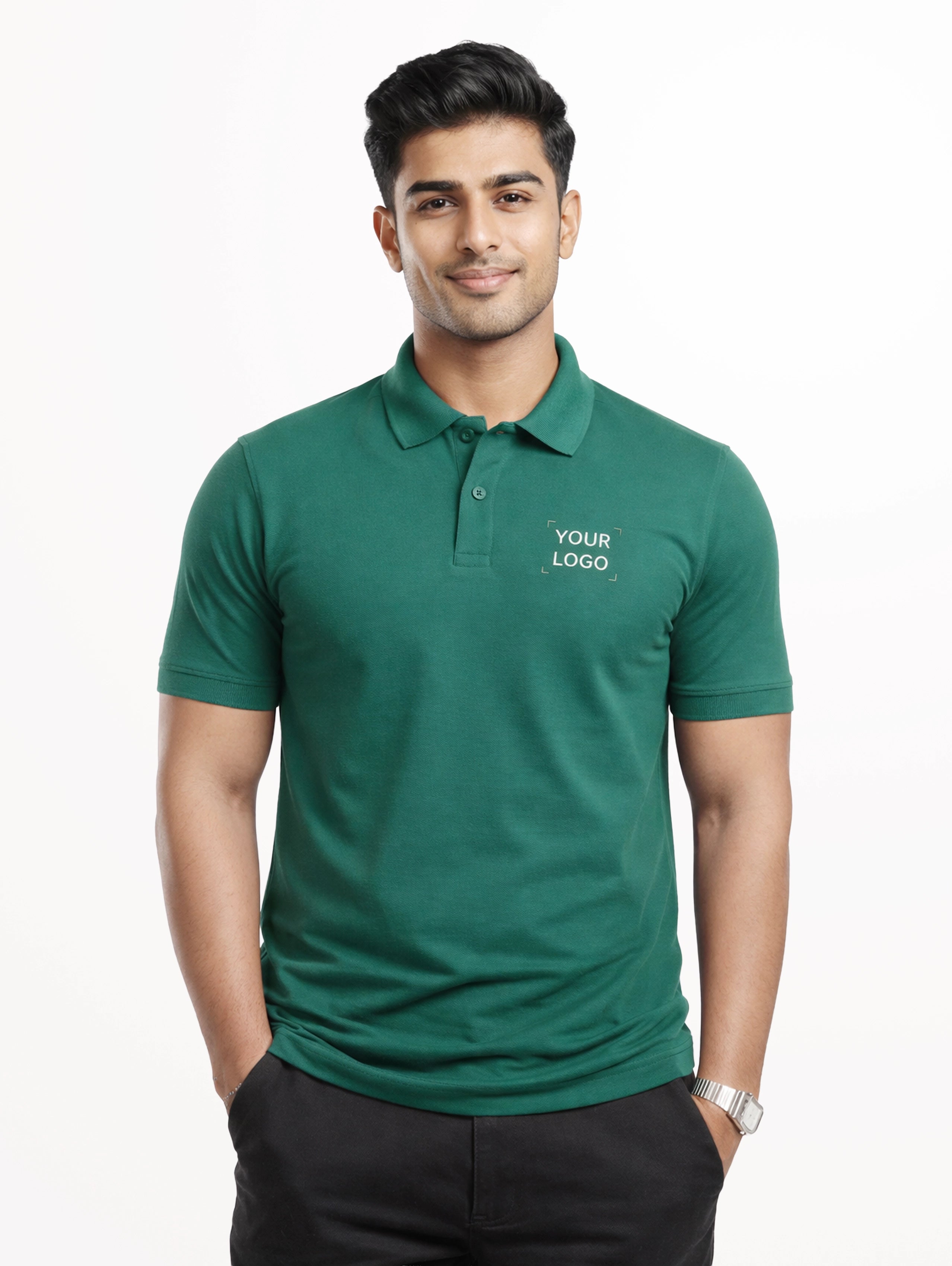 Men's Performance Polo - Jet Green