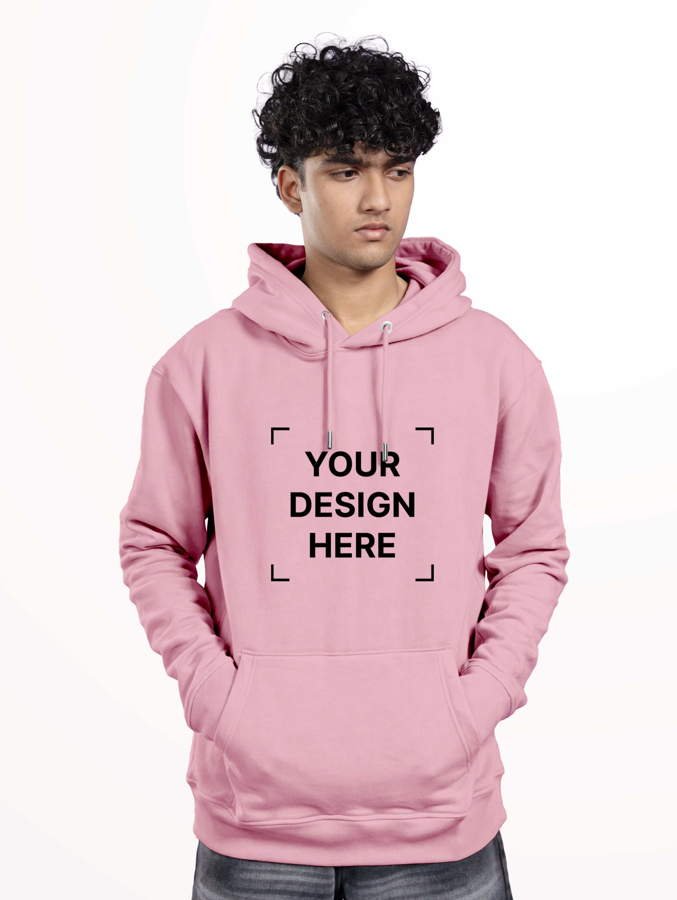 Men's Blend Pullover Hoodie - Woodrose