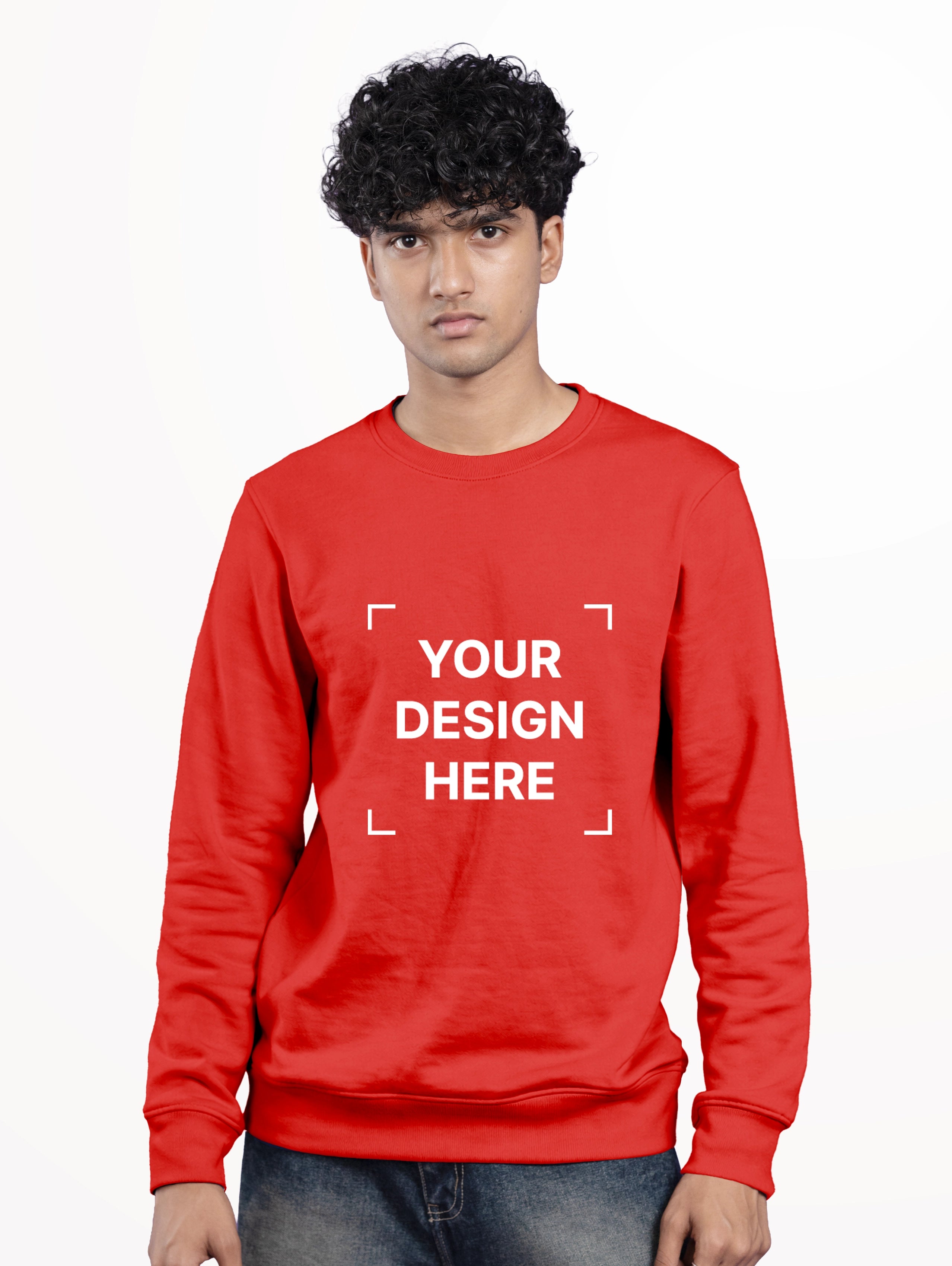 Men's Blend Sweatshirt - Red
