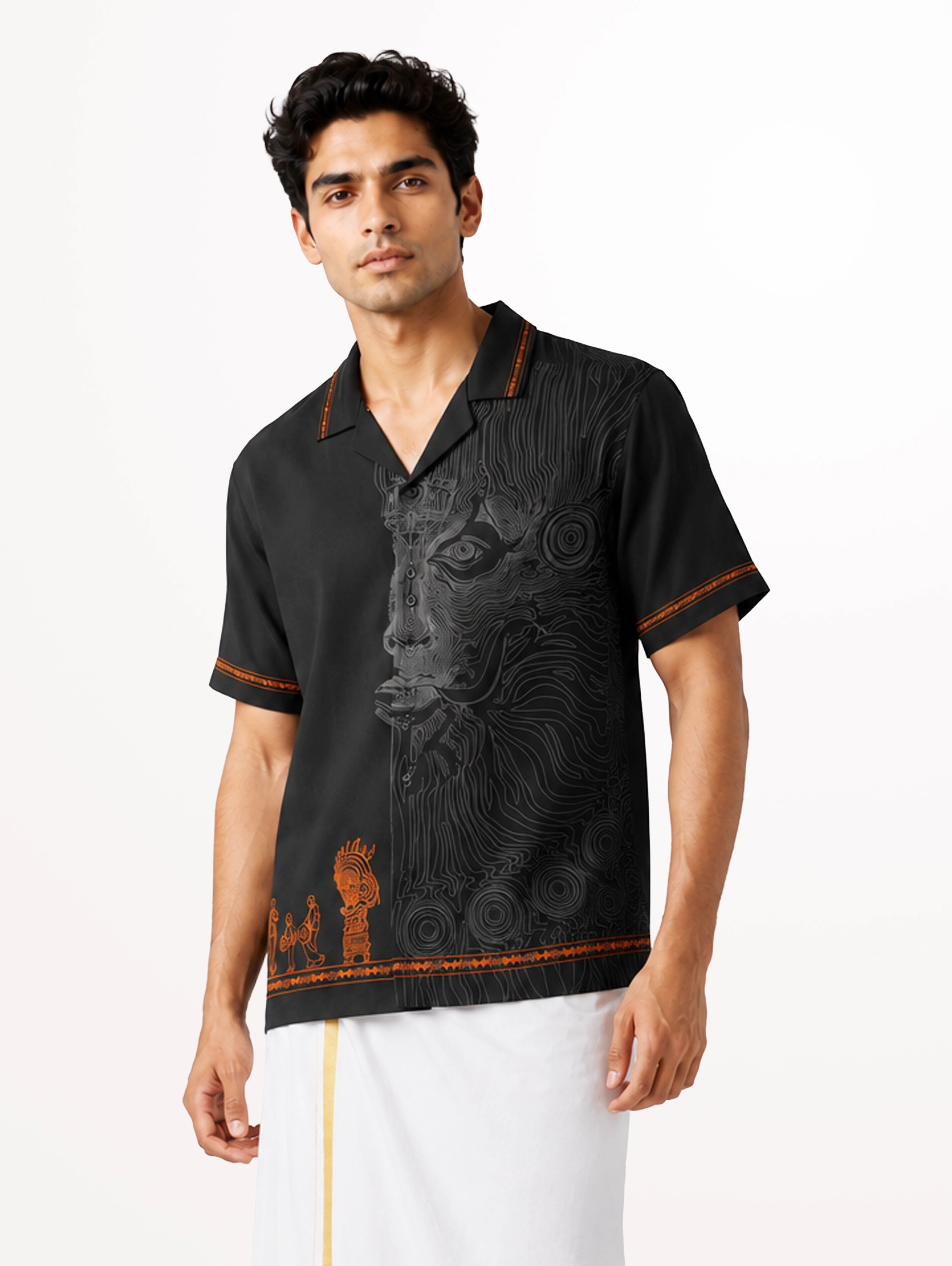 Men's Chamayam Cuban Collar Shirt