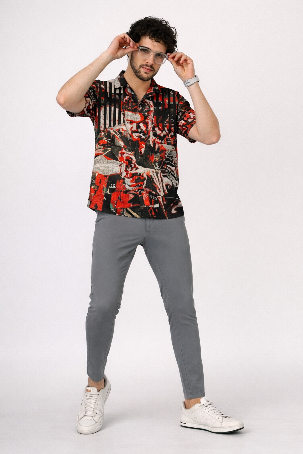 Midnight Rebel Cuban Collar Shirt