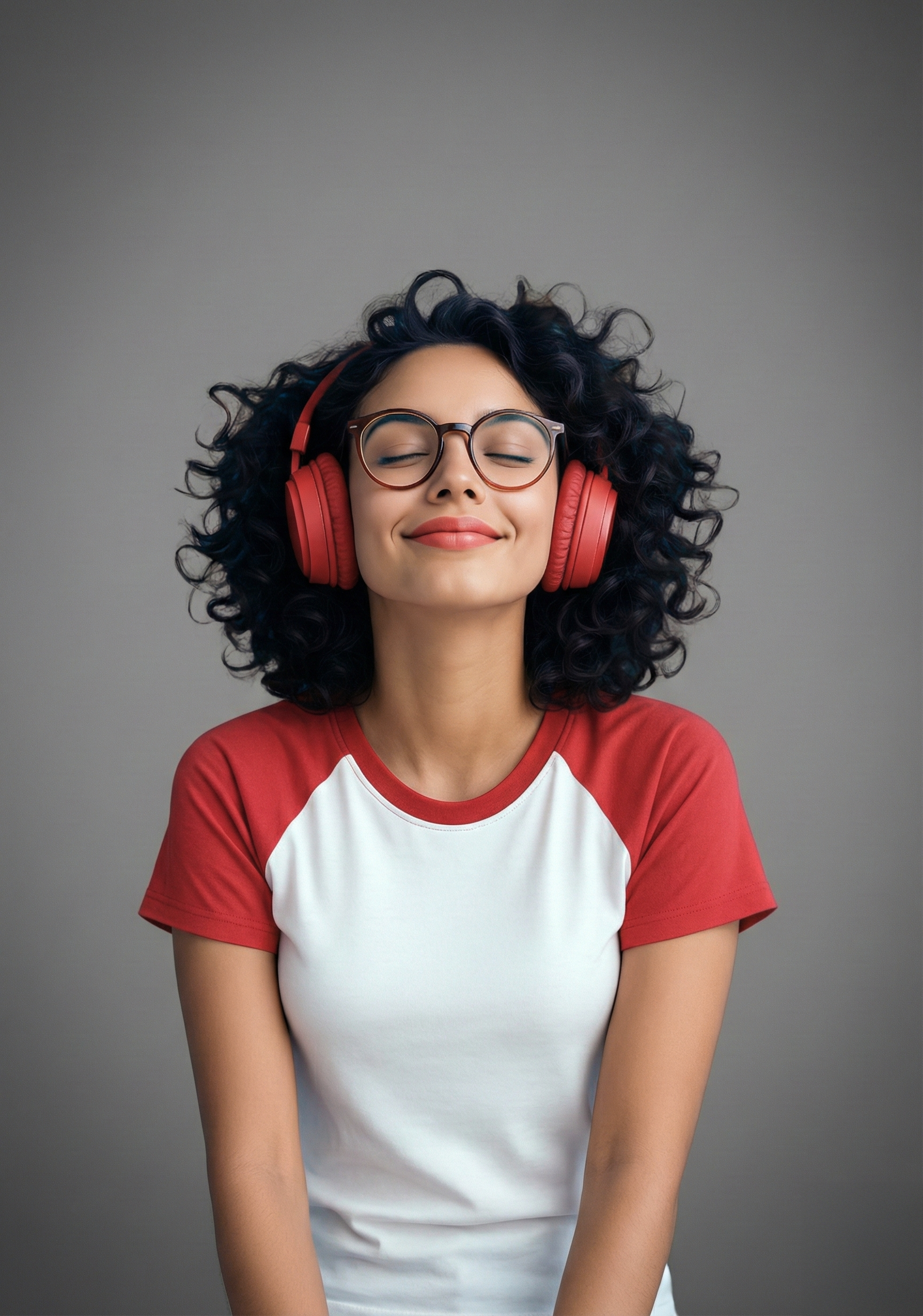 Radiant Raglan Crop Tee - White with Red Sleeve