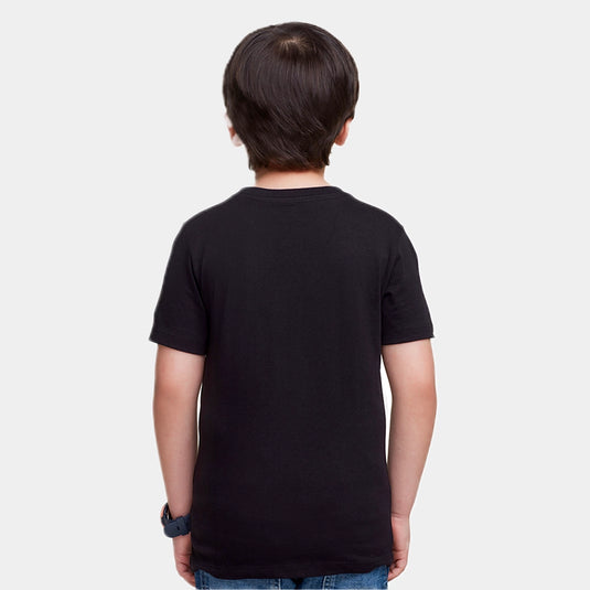 Robogod Boys Black T-Shirt