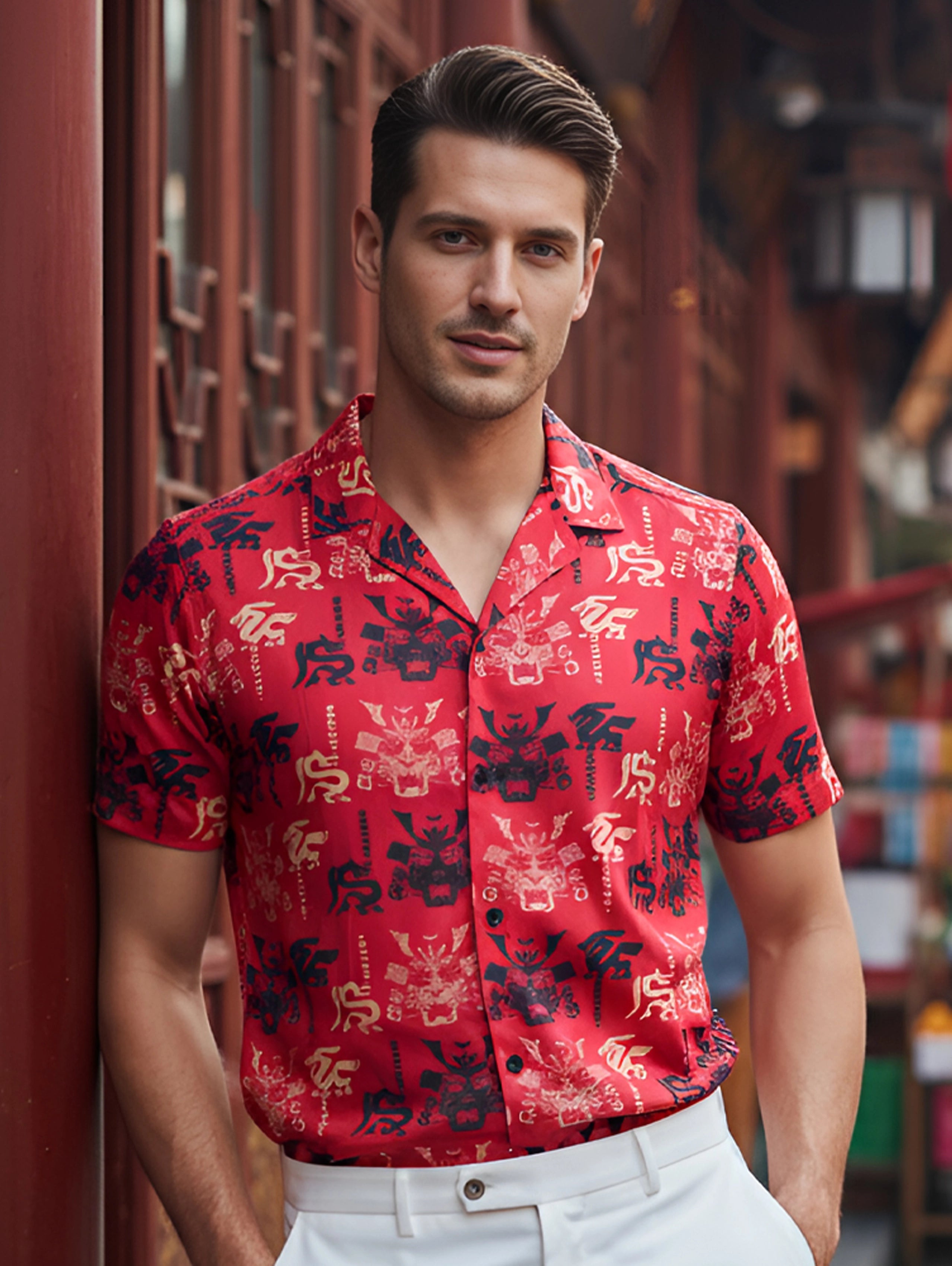 Ruby Saga Cuban Collar Shirt