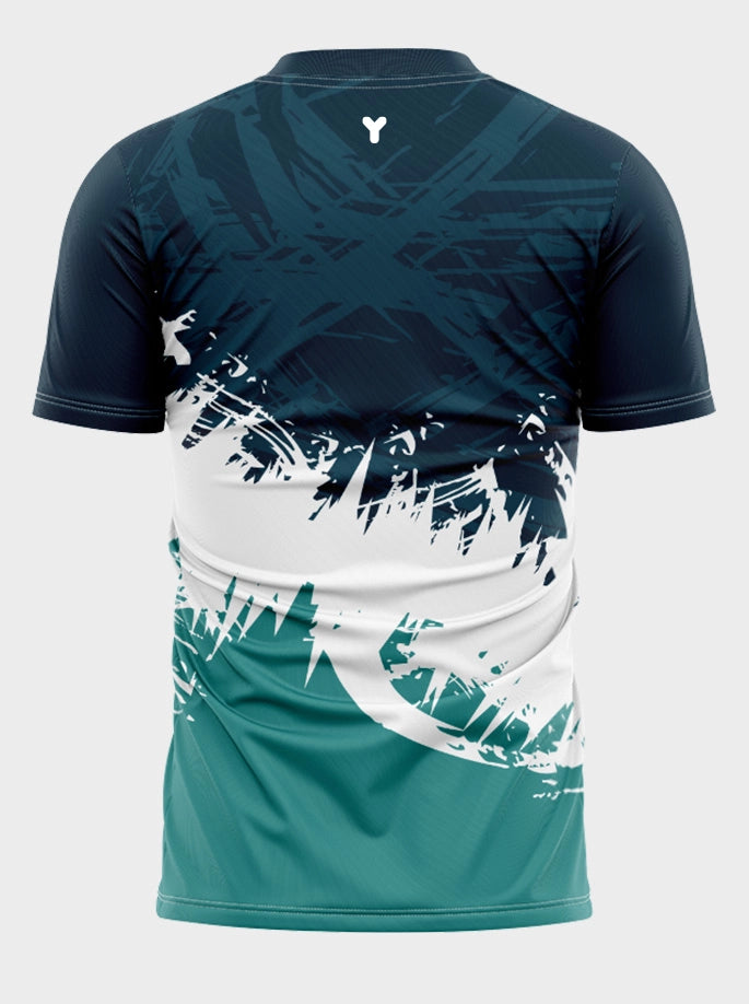 Sports Jersey Blue Green White