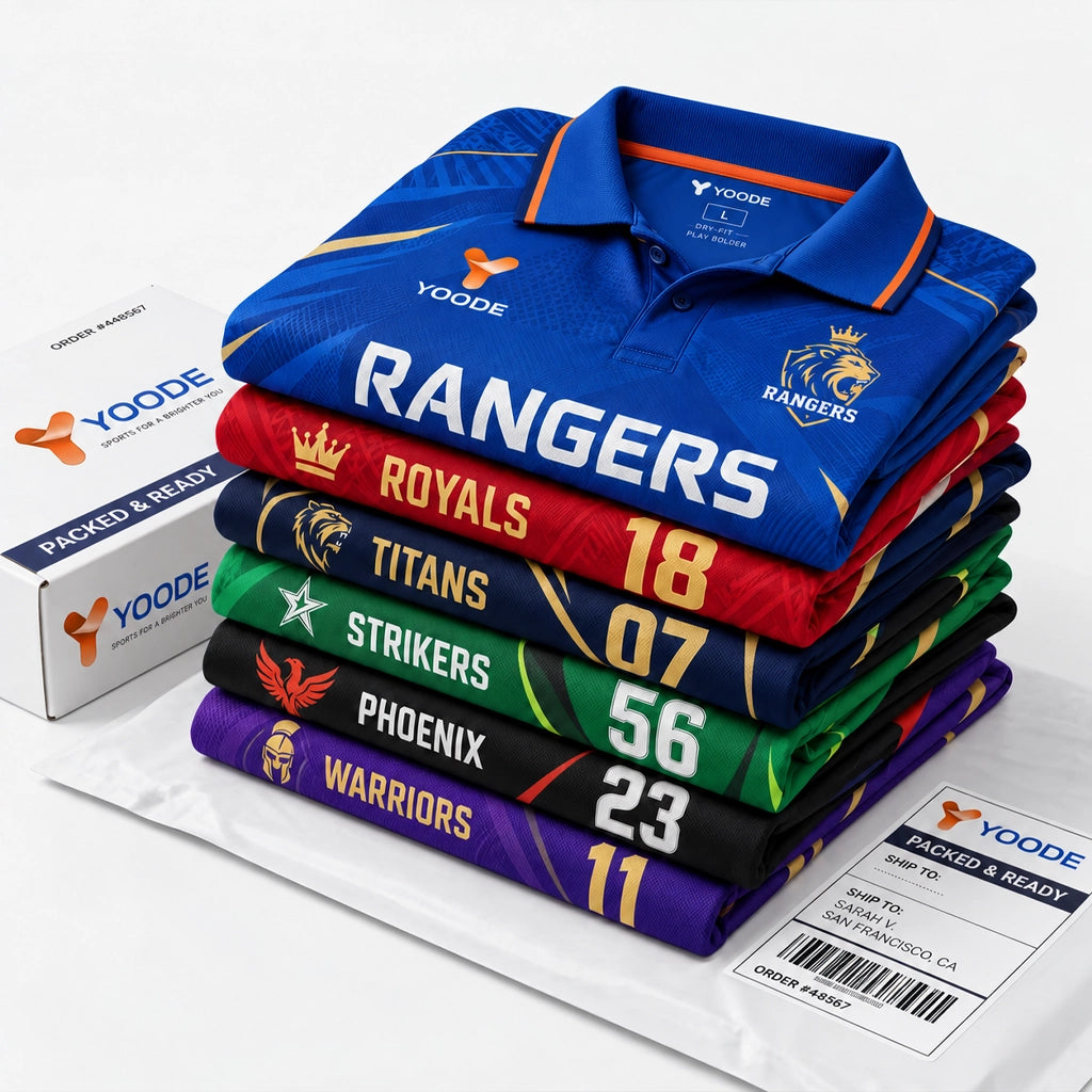 Custom cricket jersey creation process