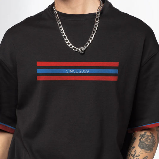 Street of Newlook Men's Oversized Printed T-Shirt