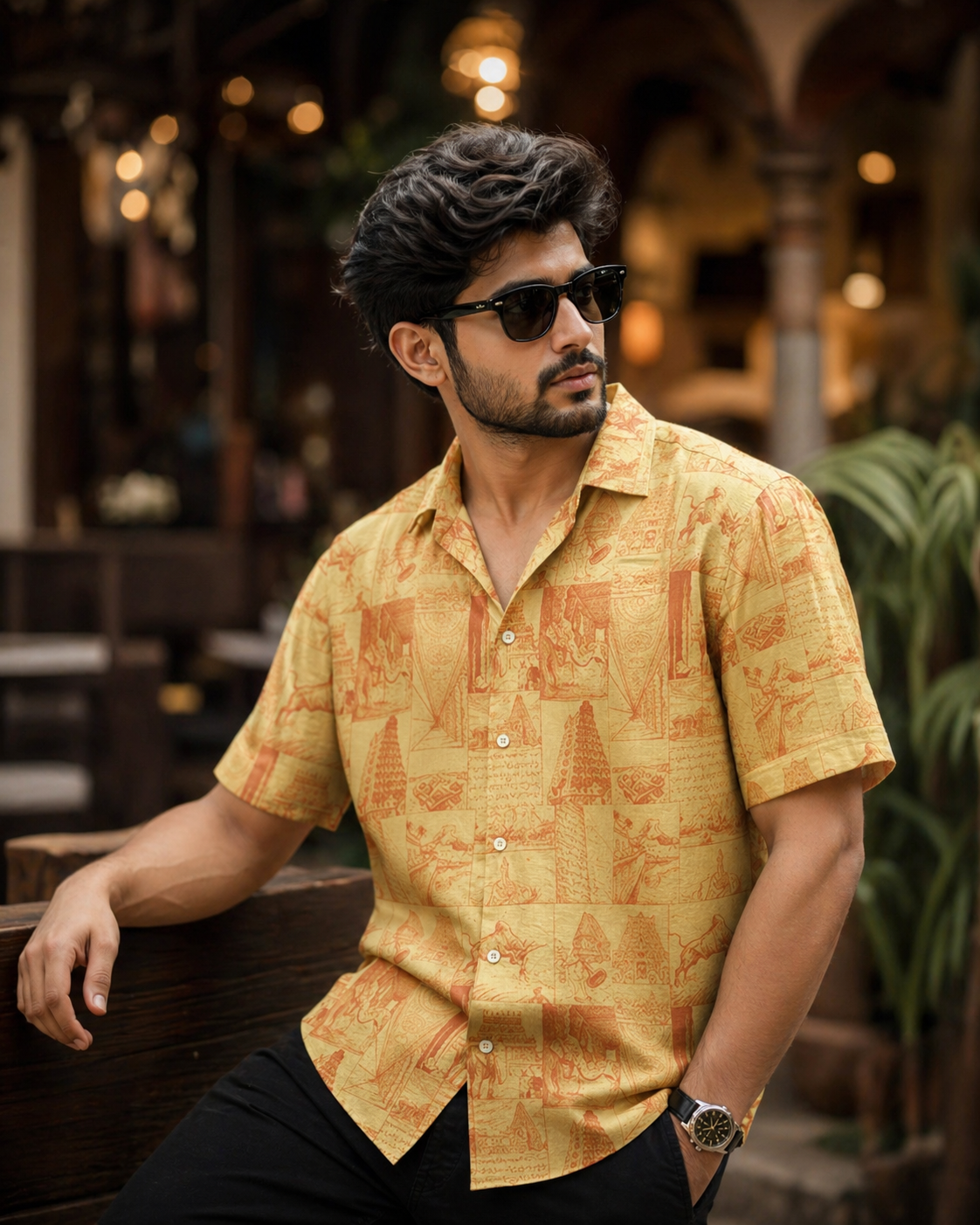 Thiruvizha Cuban Collar Shirt