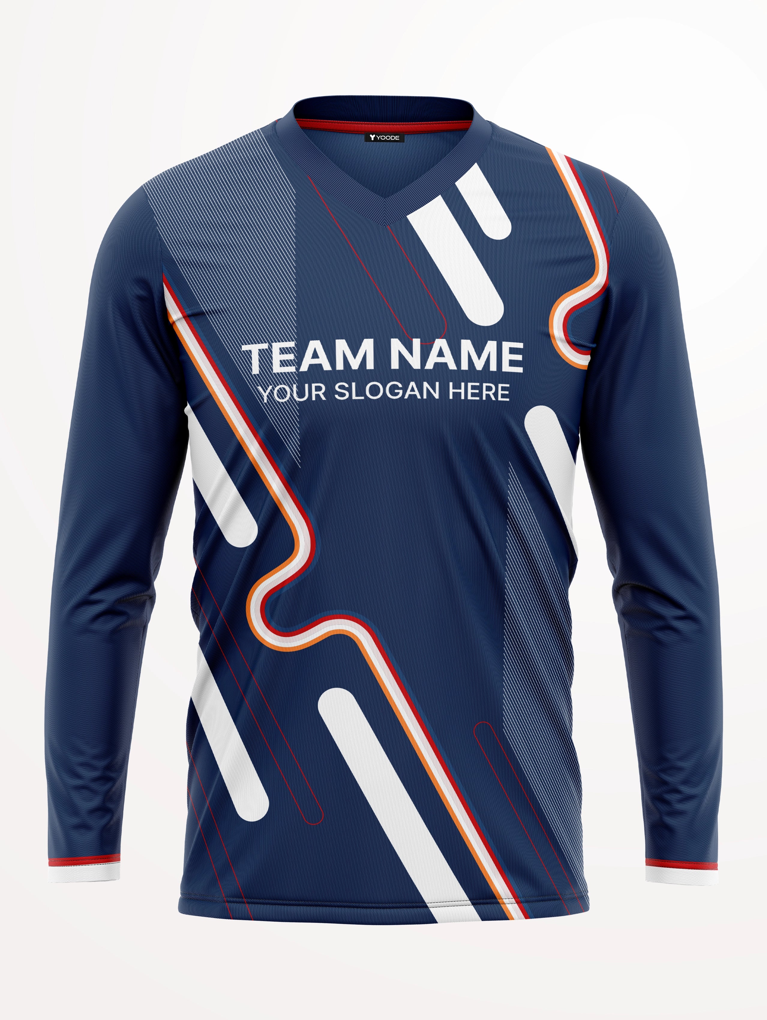 V-Neck Full Sleeve Jersey