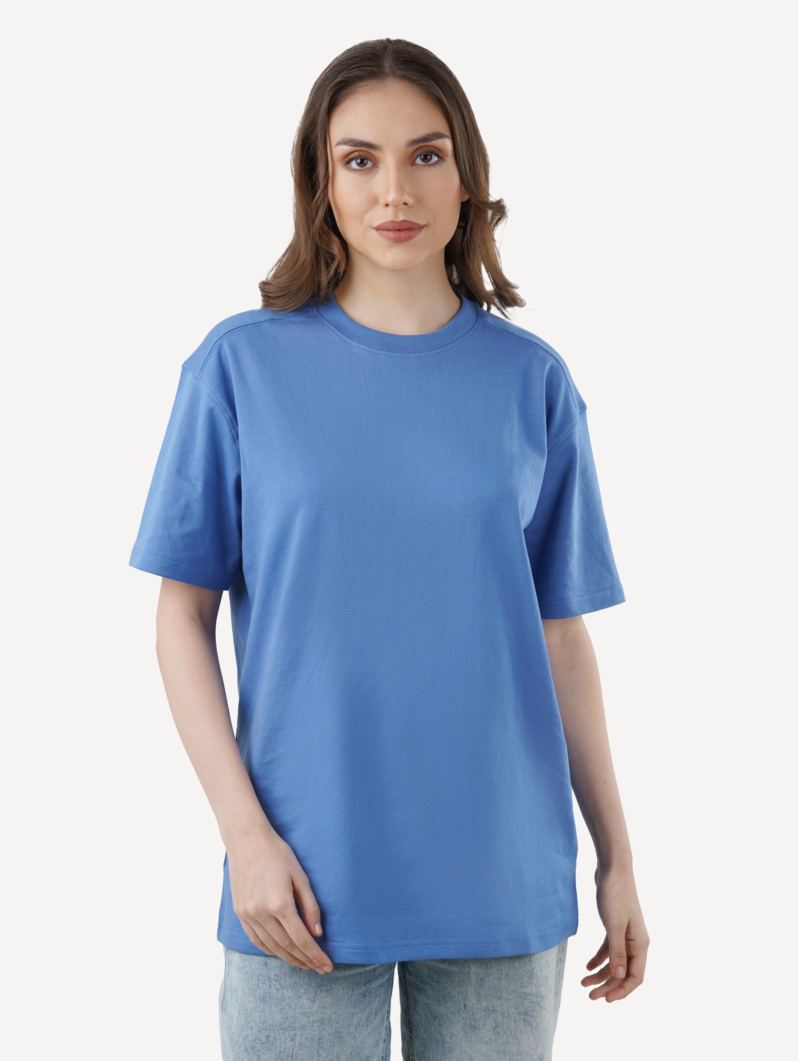 Women Oversized Tees Interlock