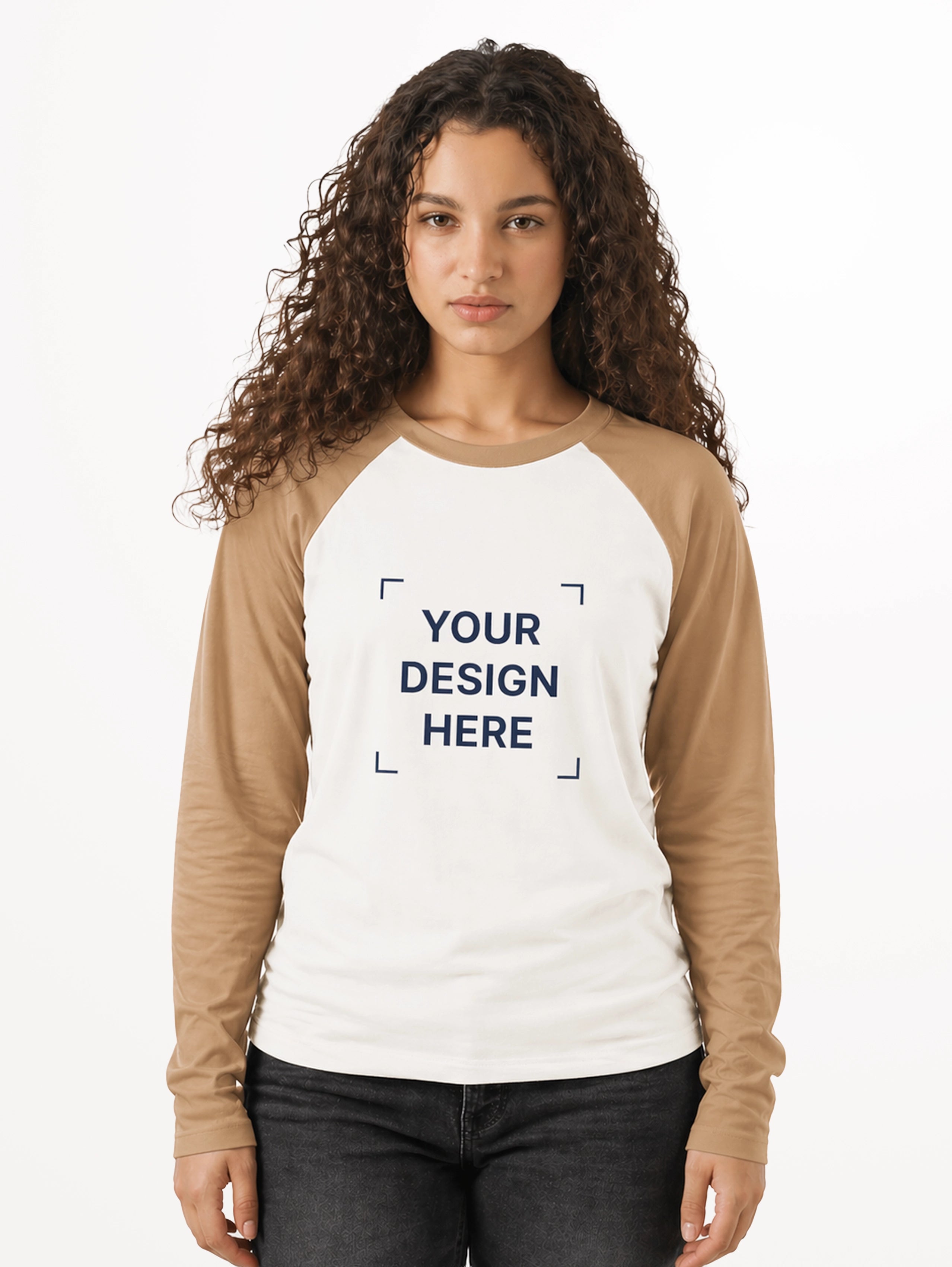 Women's Raglan Full Sleeve T-Shirt - Off White