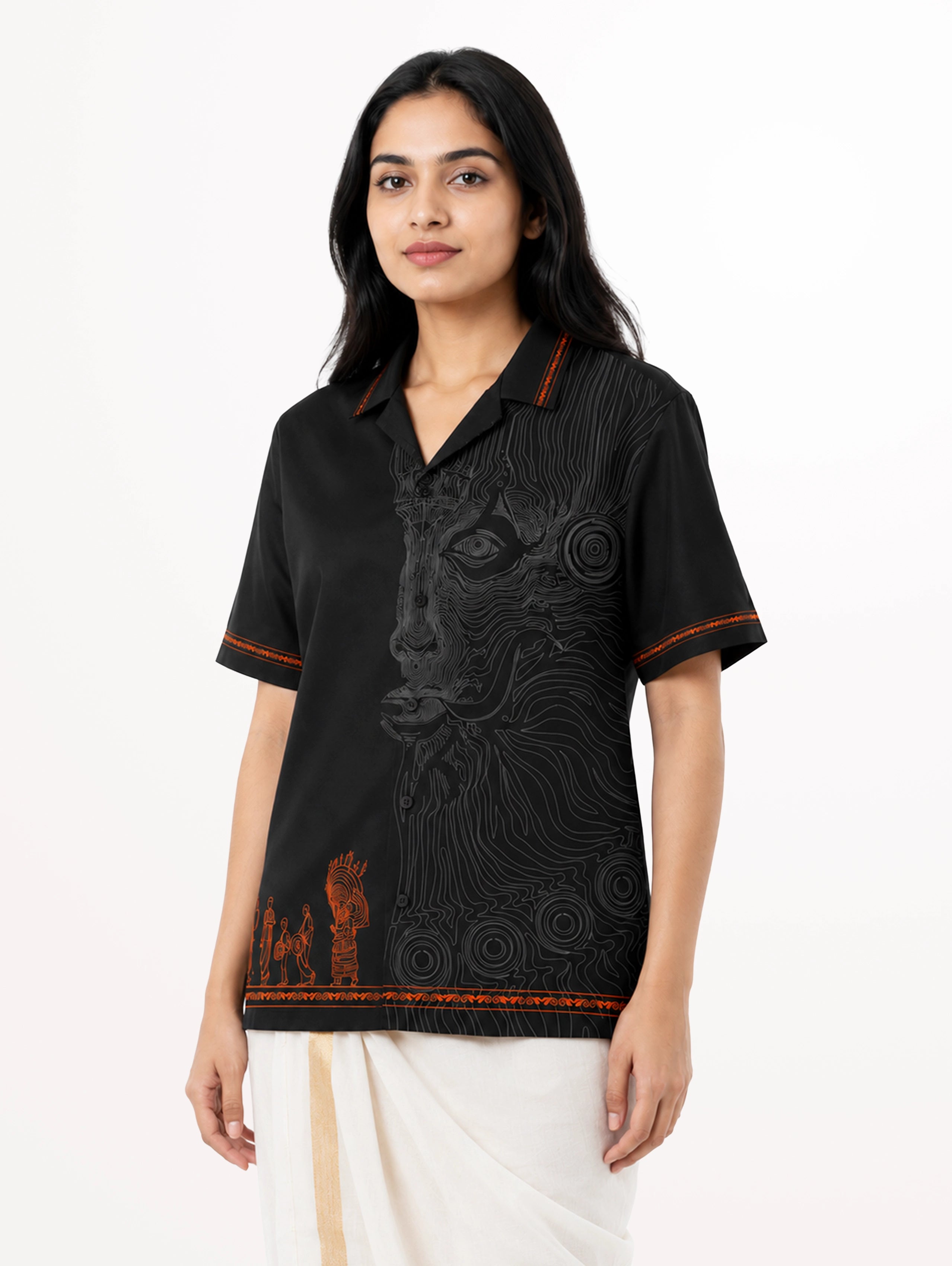Women's Chamayam Cuban Collar Shirt