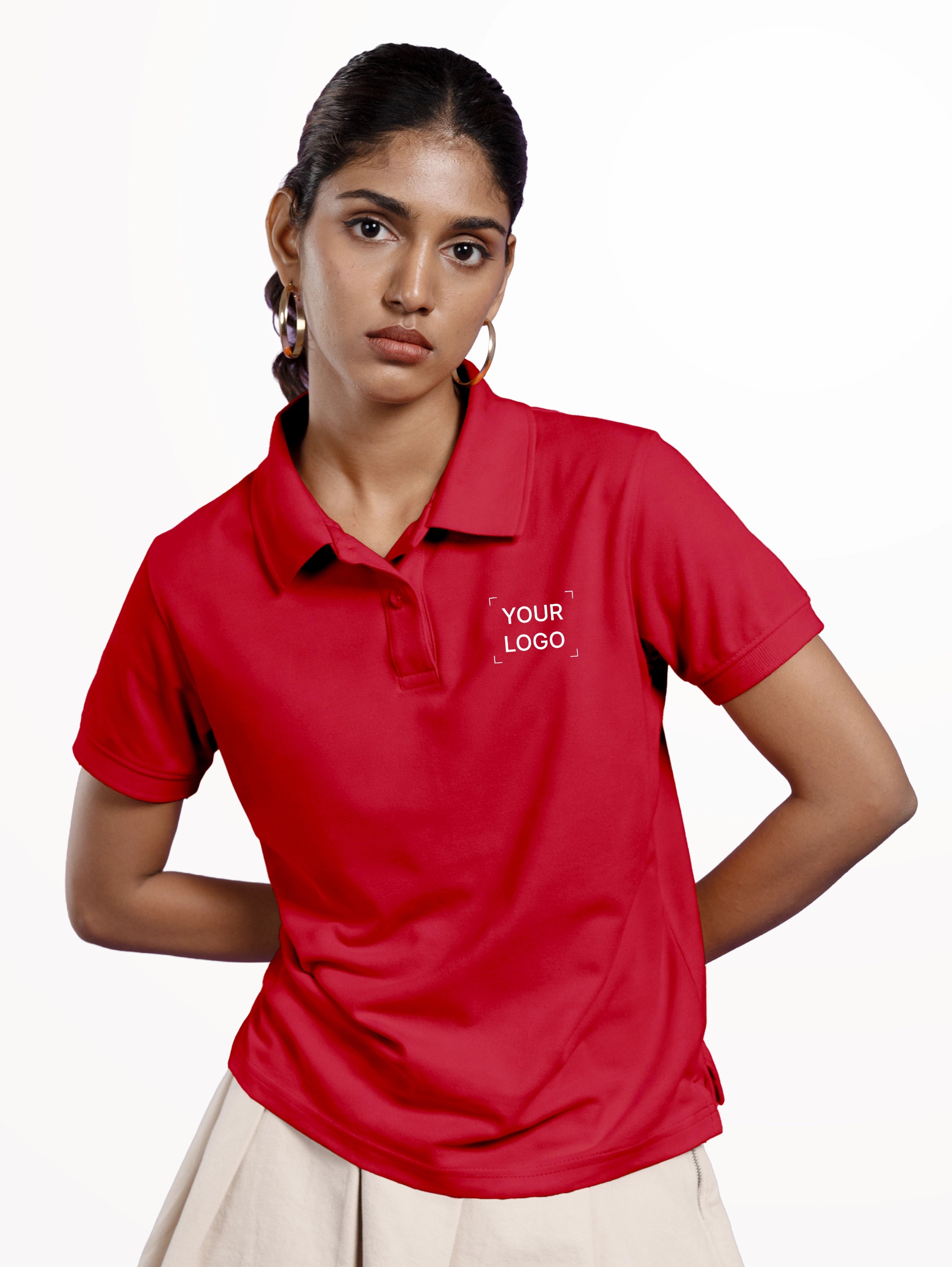 Women's Performance Polo - Arrow Red