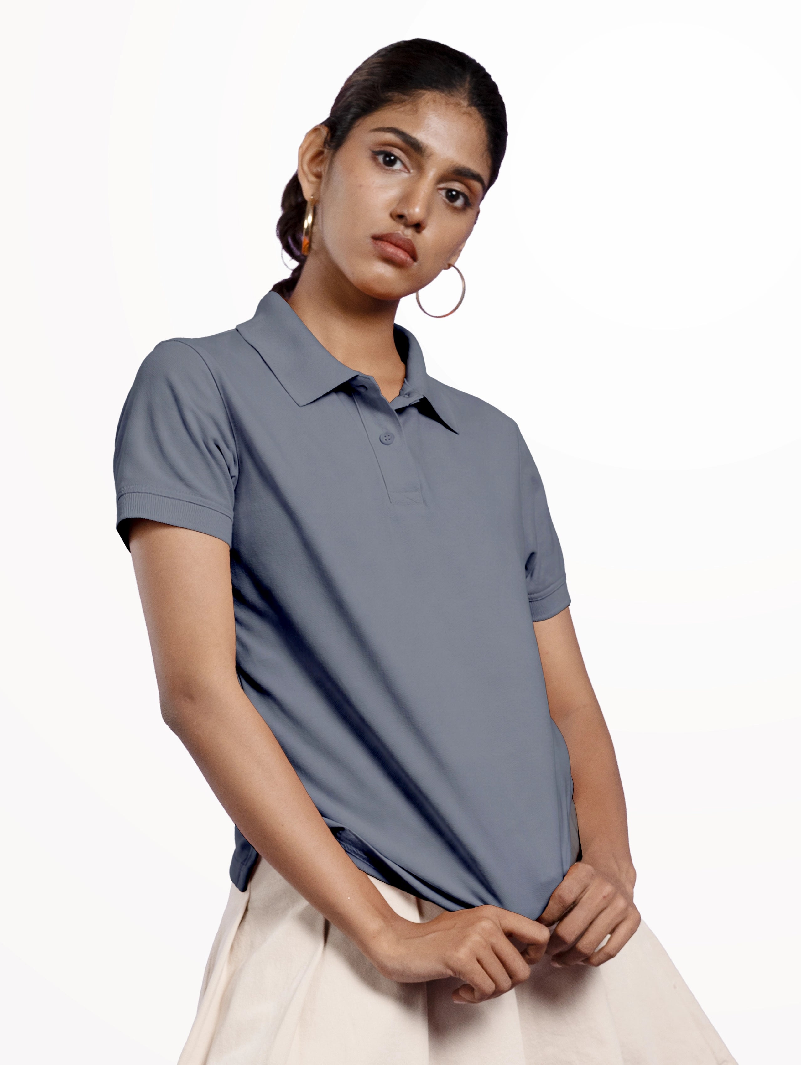 Women's Performance Polo - Grey