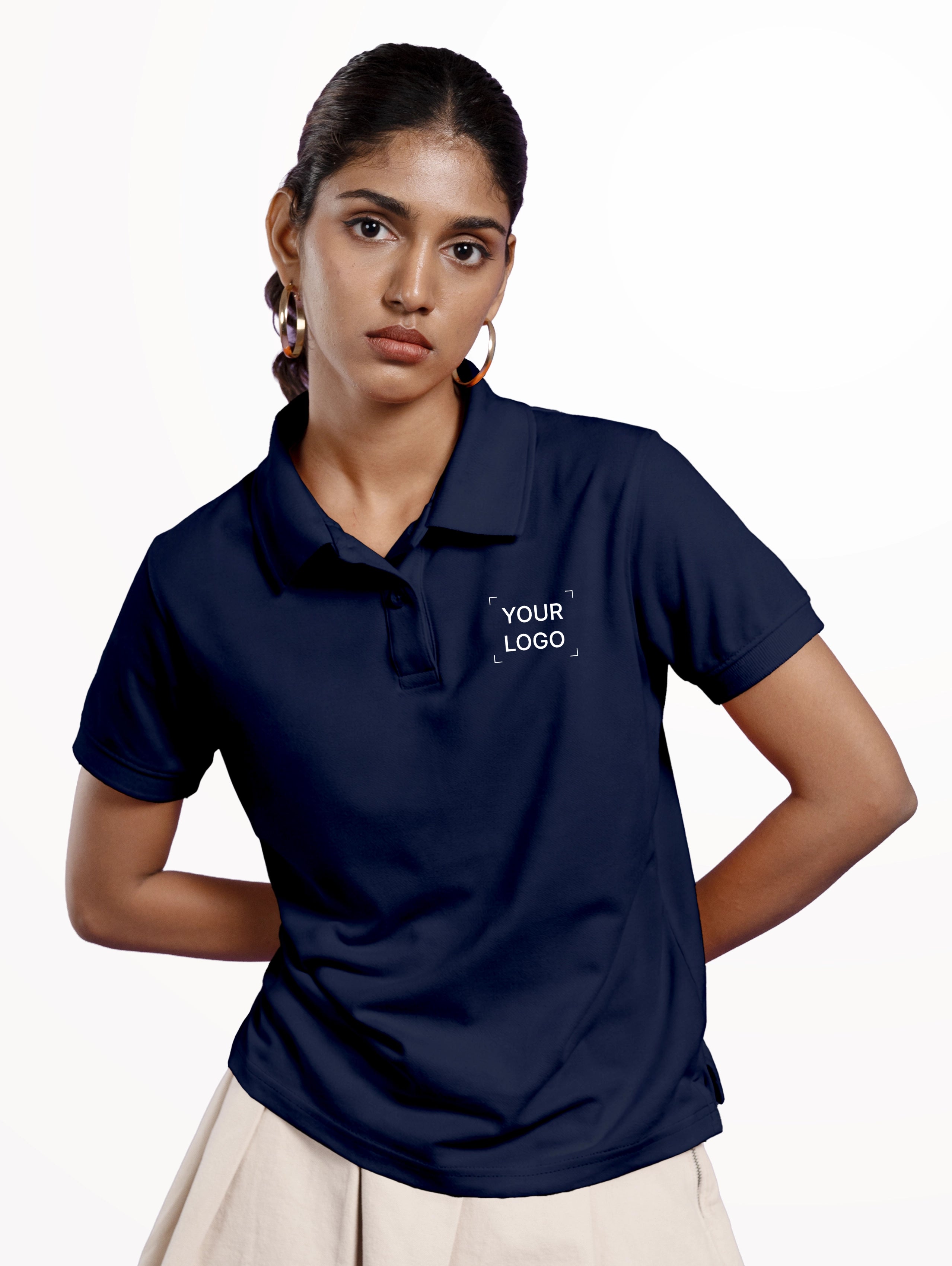 Women's Performance Polo - Navy Blue