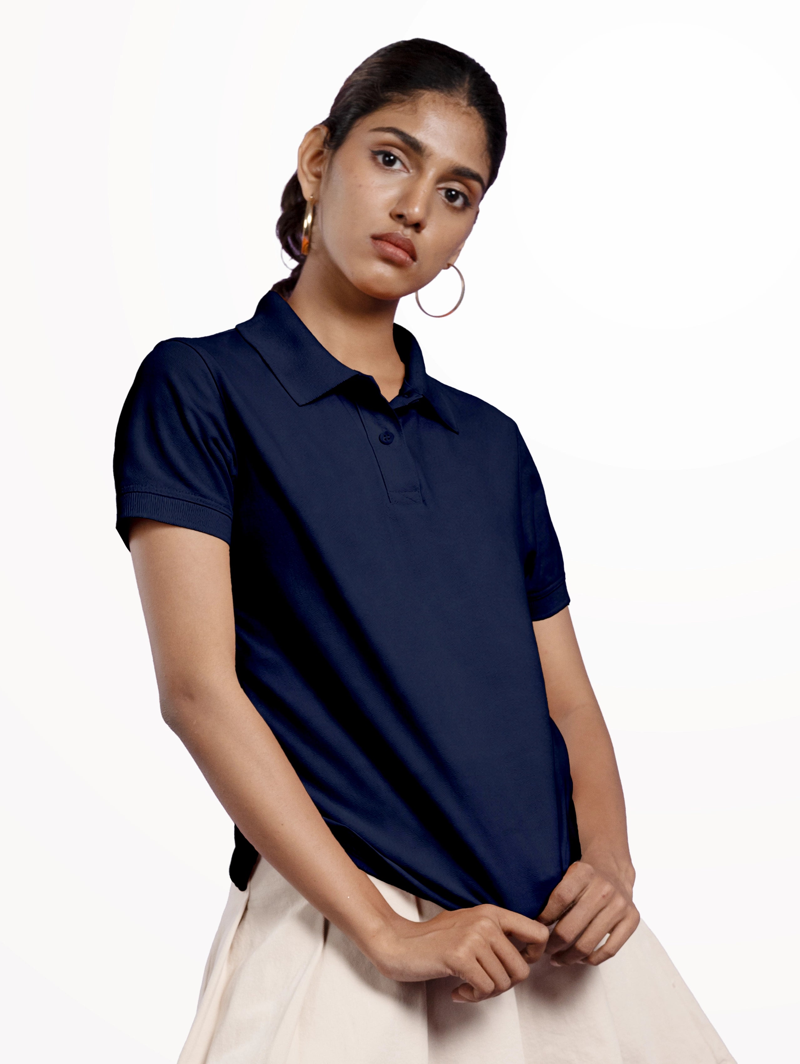Women's Performance Polo - Navy Blue