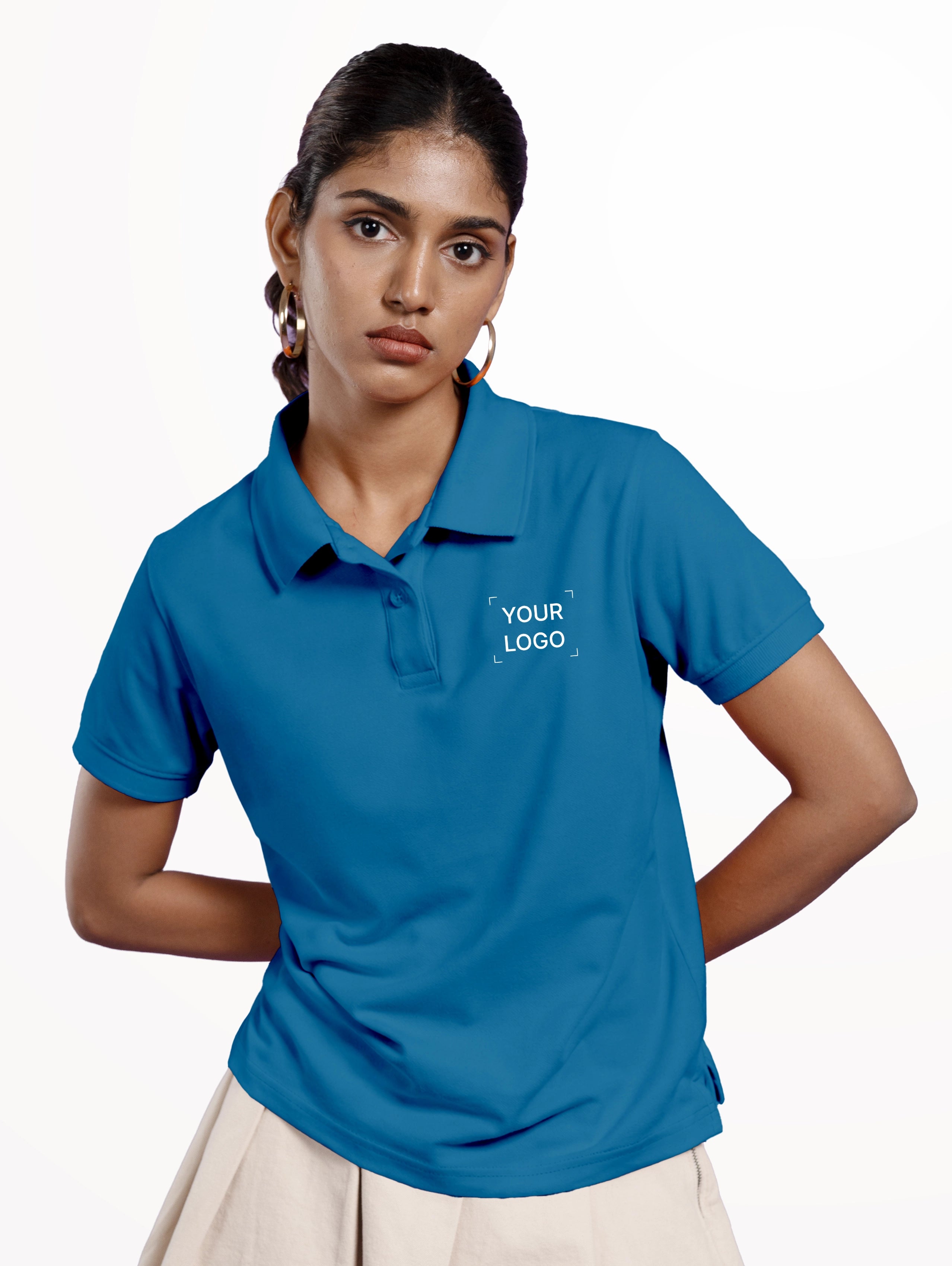 Women's Performance Polo - Rama Blue