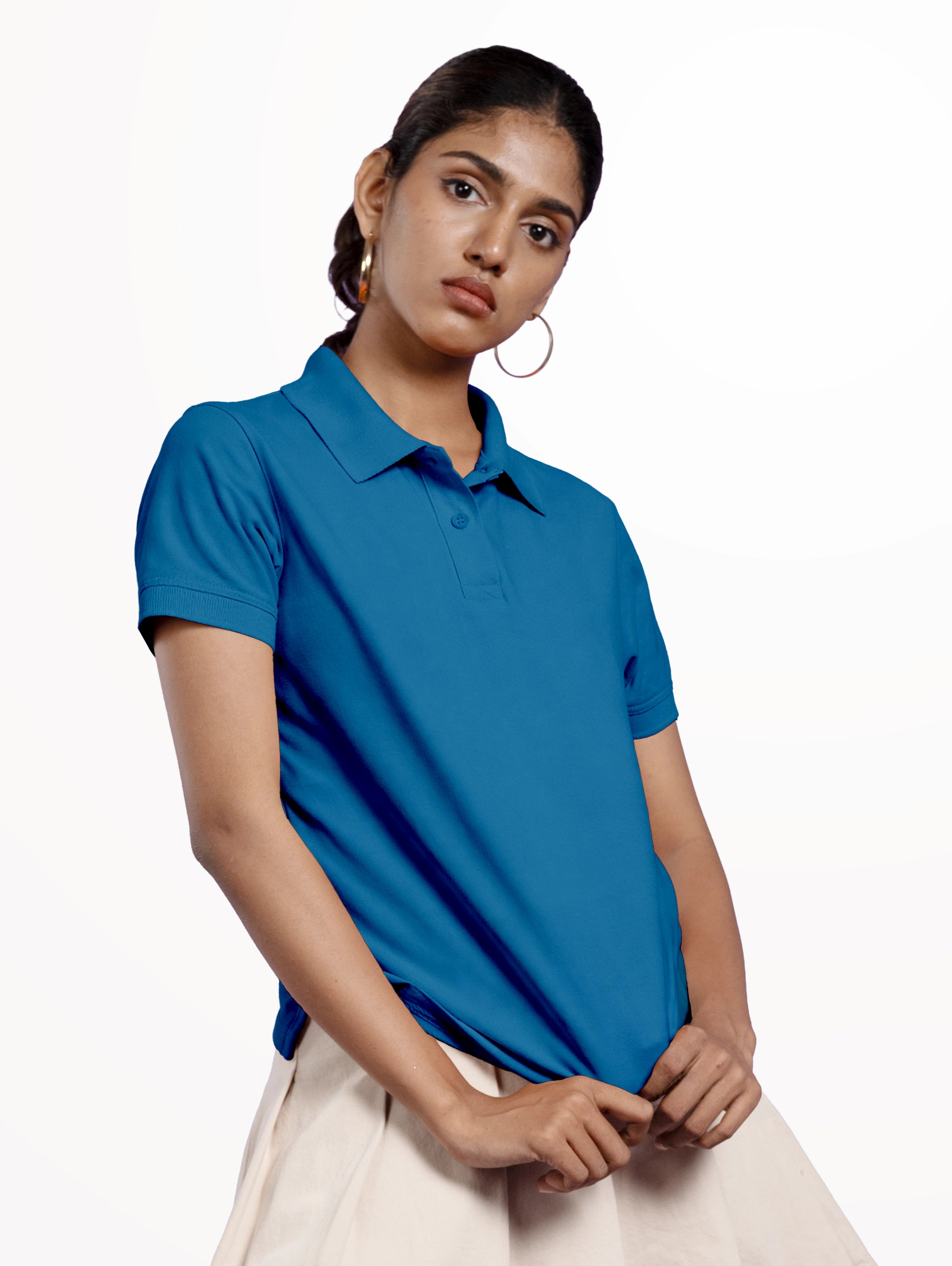 Women's Performance Polo - Rama Blue