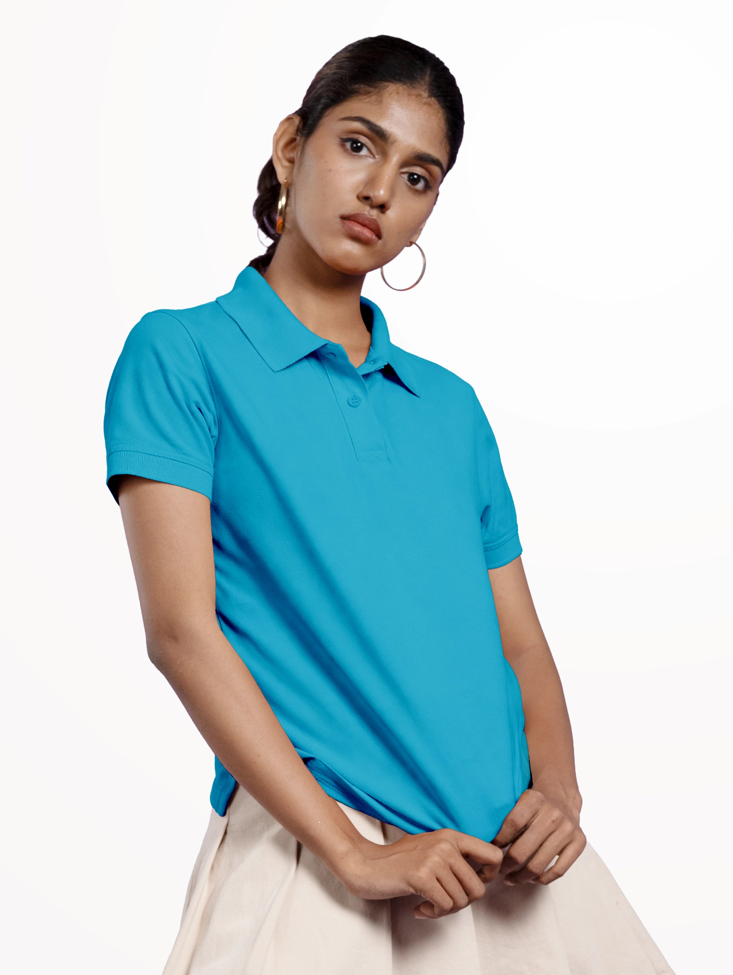 Women's Performance Polo - Sea Blue