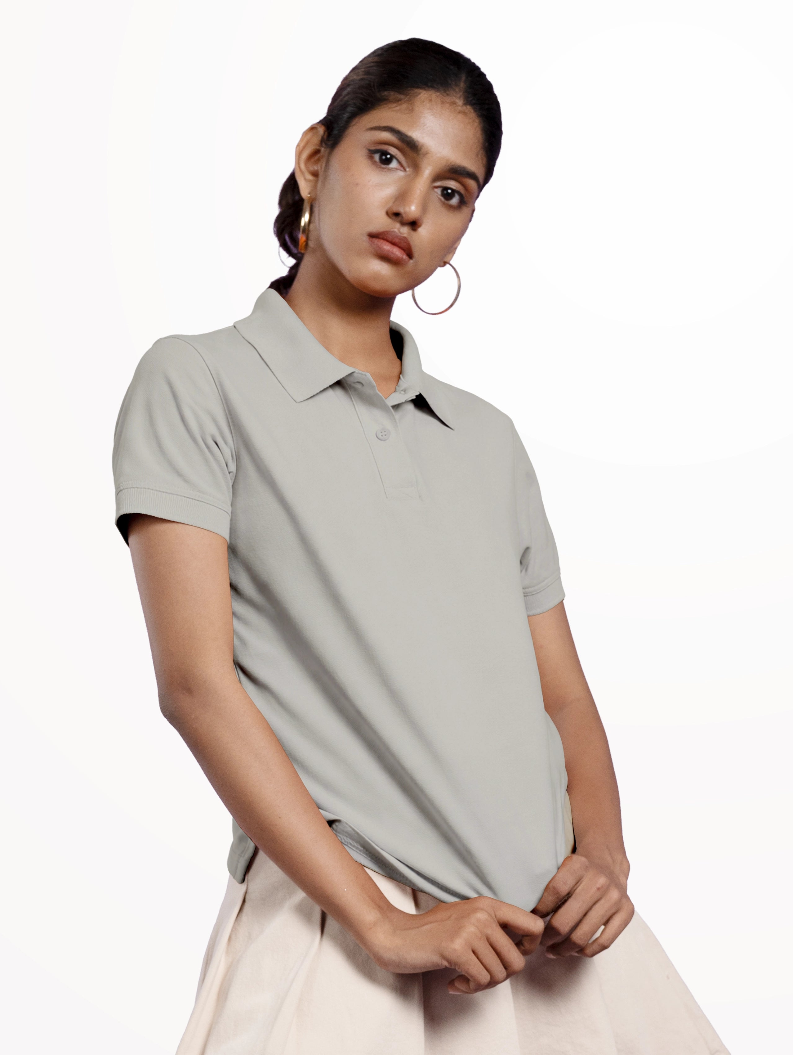 Women's Performance Polo - Aluminium