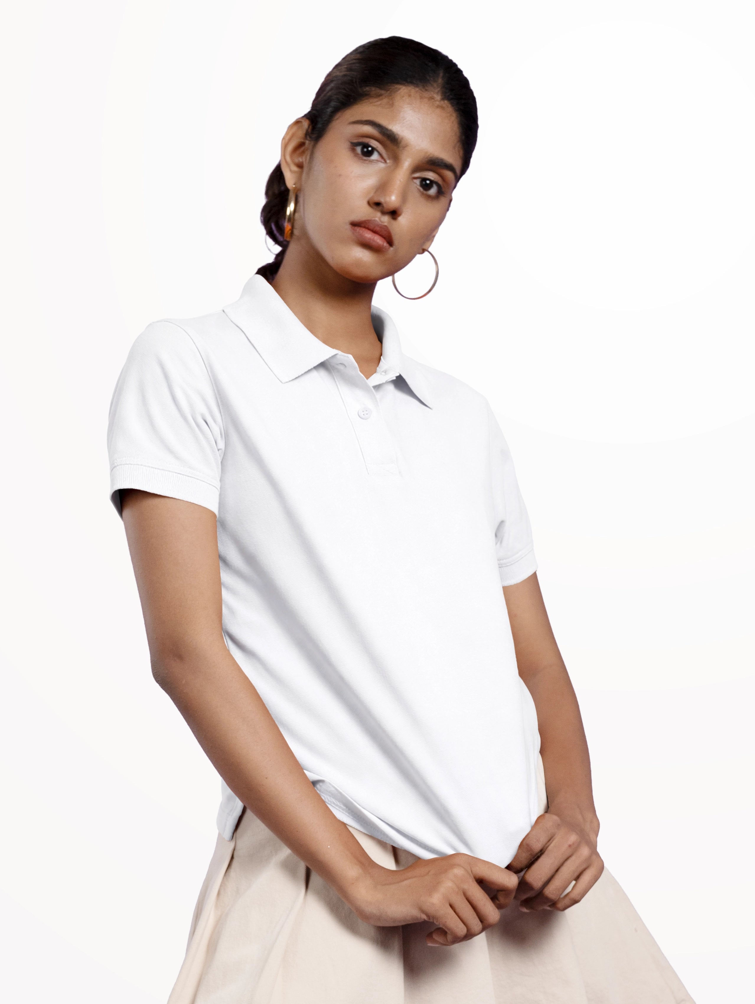 Women's Performance Polo - White