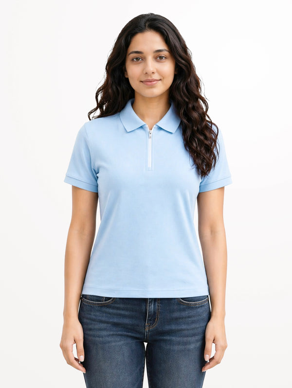 Women's Performance Zipper Polo