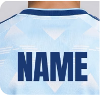 Custom cricket jersey design detail