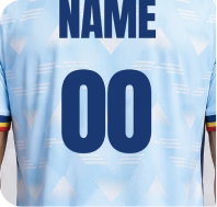 Custom cricket jersey design detail