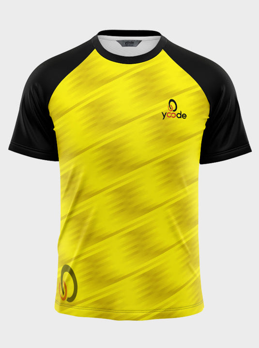 Yellow & Black Sports Jersey