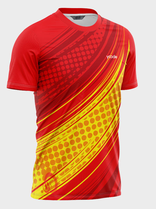 Red & Yellow Sports Jersey