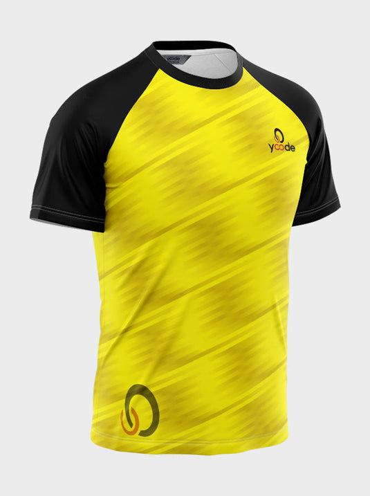 Yellow & Black Sports Jersey