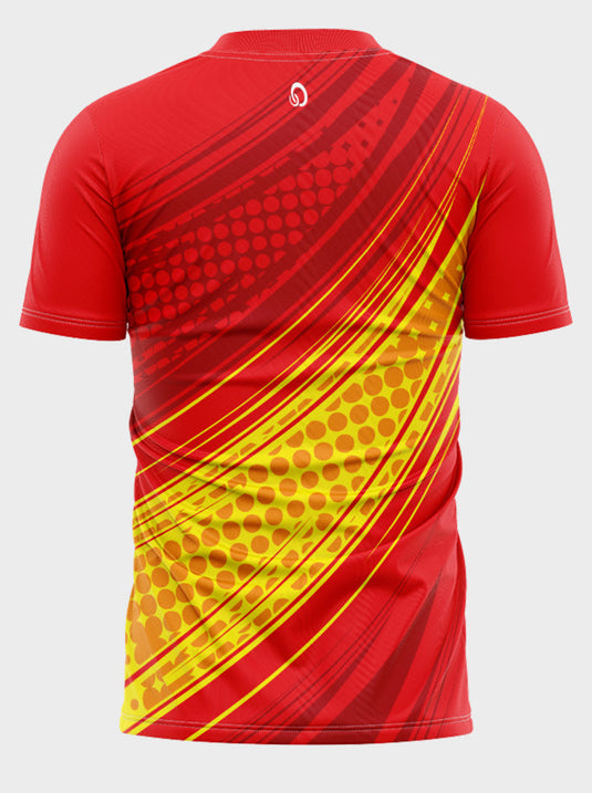 Red & Yellow Sports Jersey