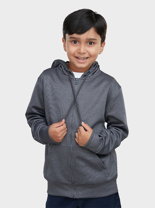 Junior Boys Brisk Poly Hoodie – Zip Up