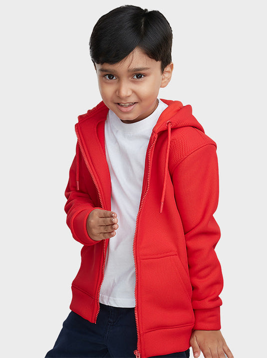 Junior Boys Hunky Poly Hoodie - Zip Up