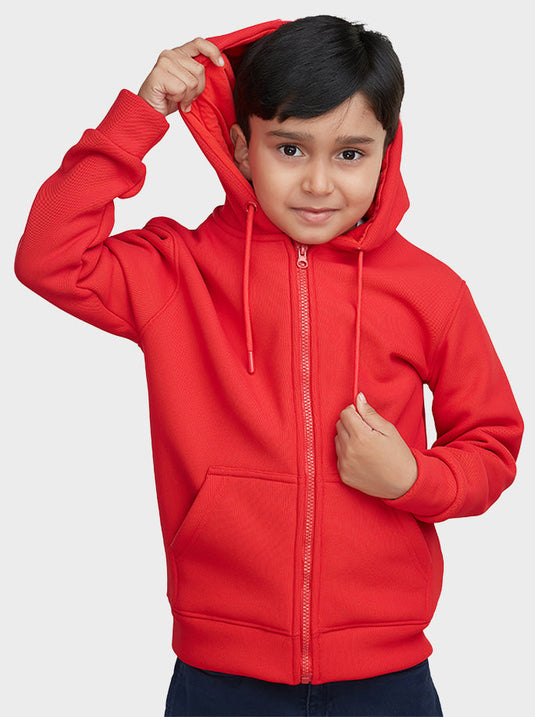 Junior Boys Hunky Poly Hoodie - Zip Up